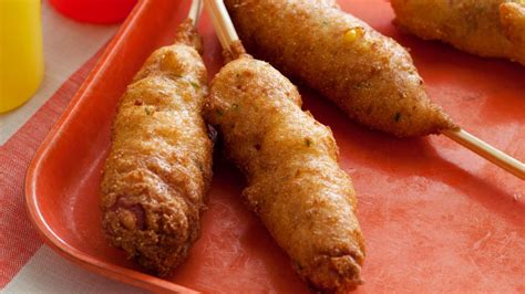 alton brown corn dogs|perfect corndogs food network.